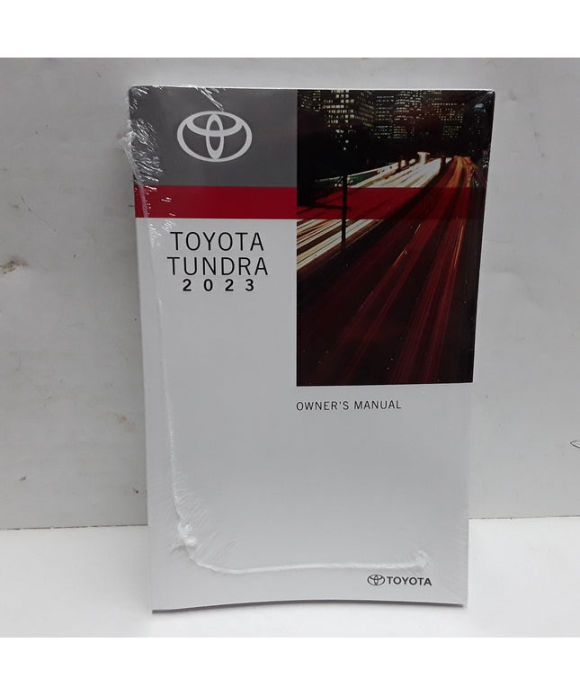 2023 Toyota Tundra Owners Manual