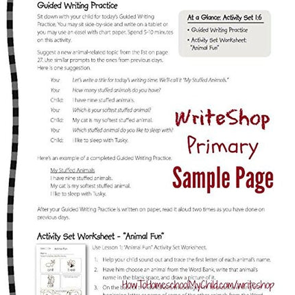 WriteShop Primary Book C Teacher's Guide