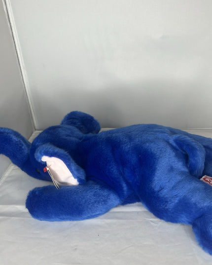 Ty Beanie Buddy Peanut The Elephant - Royal Blue