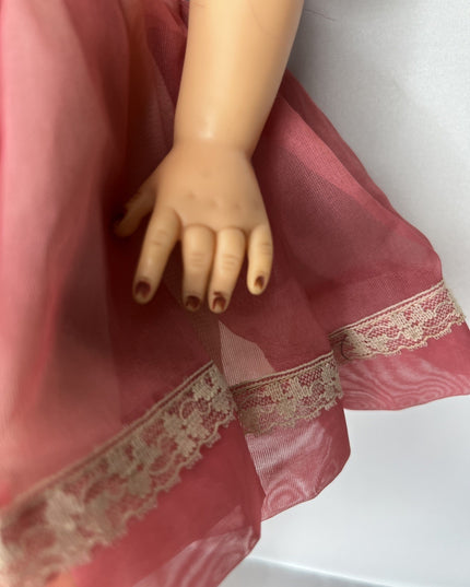 Vintage Shirley Temple Doll 18” - As Is - Pink Dress