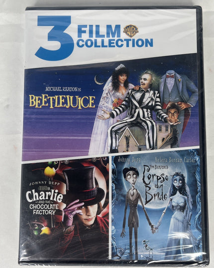 Beetlejuice / Charlie and the Chocolate Factory / Corpse Bride (DVD)