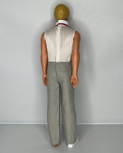 Vintage Barbie 1985 Dream Glow Superstar Ken Doll - AS IS - Missing a shoe