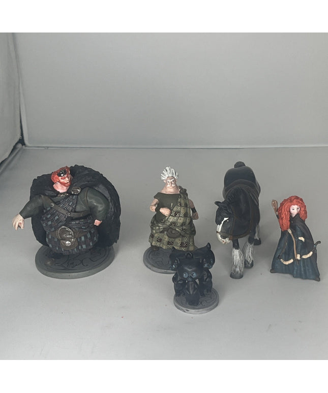 Disney Brave Lot Of 5 Figures
