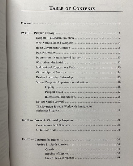 The Complete Guide to Offshore Residency, Dual Citizenship & Second Passports (