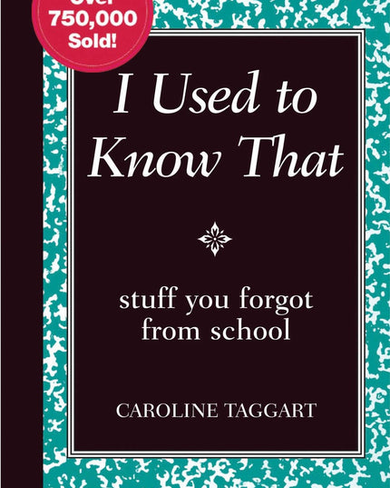 I Used to Know That: Stuff You Forgot From School (Blackboard Books)