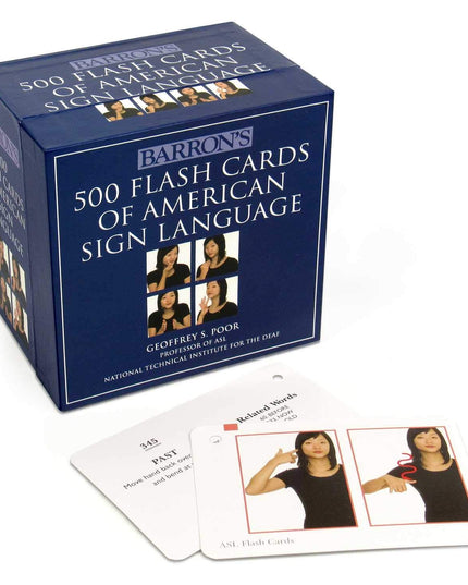 500 Flash Cards of American Sign Language