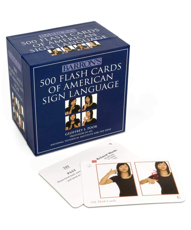 500 Flash Cards of American Sign Language