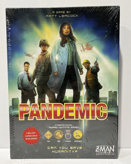 Pandemic Board Game By Zman Games International Award Winning Game New Sealed