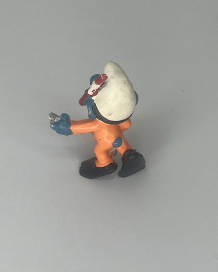 Vintage The Smurfs Frogman Smurf Figure
