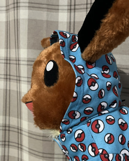 Build A Bear 13” Eevee Pokemon Plush Stuffed Animal W/Pokeball Sleeper Pajamas