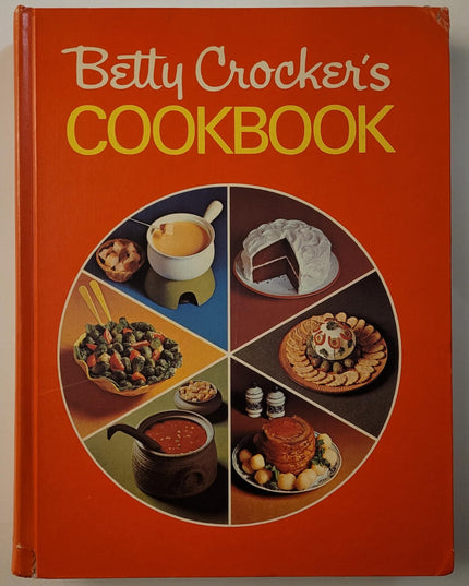 BETTY CROCKER'S COOKBOOK (Red Clothbound Hardcover with "pie cover")