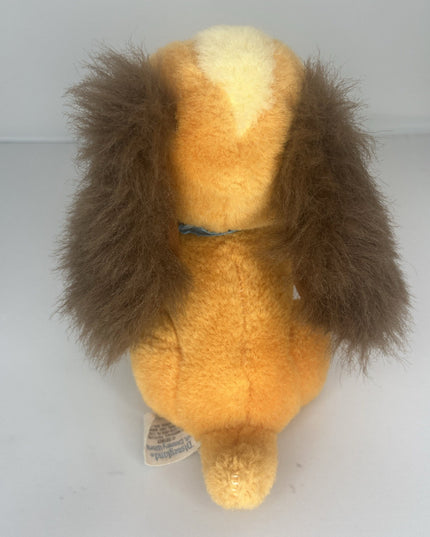 Disney Lady and The Tramp Plush Toy Dog Walt Disney World Disneyland Vintage 7"