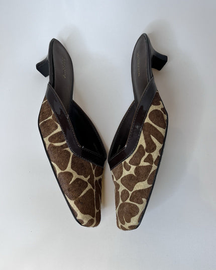 Liz Claiborne Leopard Print Strapless Heel Sandals