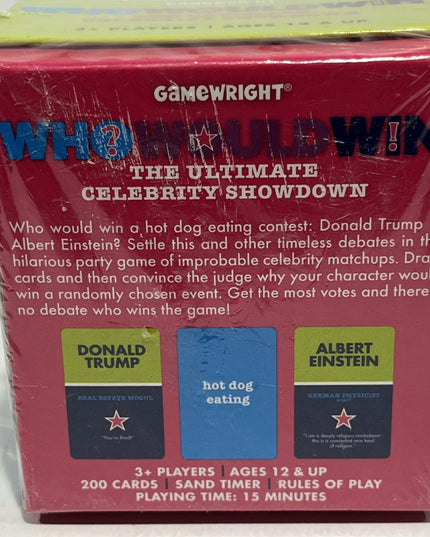 Gamewright Cardgame Who Would Win? (2015 Ed) Box EX/NM
