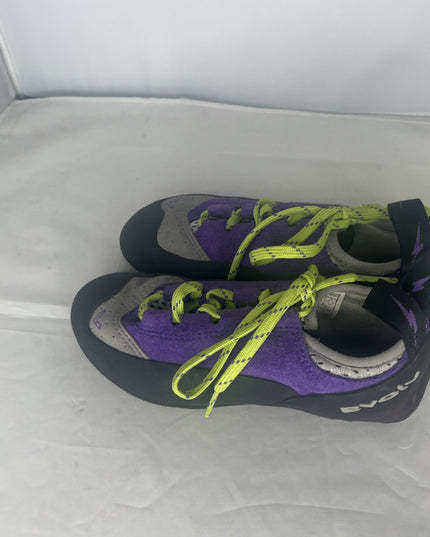 Trax Rubber Evolv - Youth Climbing Shoes - Purple