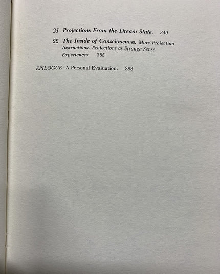 Seth, Dreams and Projections of Consciousness