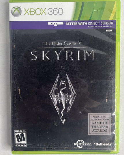 Elder Scrolls V Skyrim - Microsoft Xbox 360