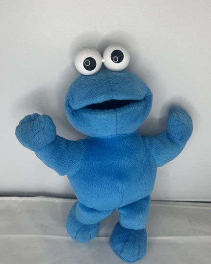 2001 Fisher & Price Sesame Street Cookie Monster 35cm Mattel Plush Toy PA10302