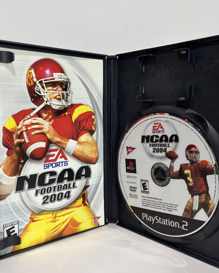 NCAA Football 2004 (Sony PlayStation 2, W/ Game Disc, Manual & Box