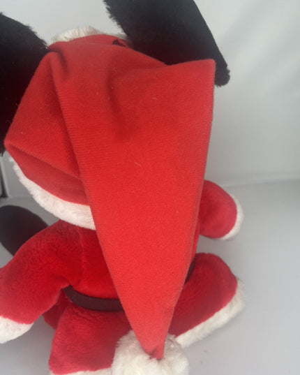 Vintage Applause Walt Disney Productions Santa Mickey Mouse Plush 16"