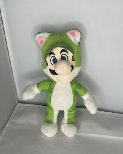 Nintendo Mario Bros Luigi In Green Cat Suit 8 inch