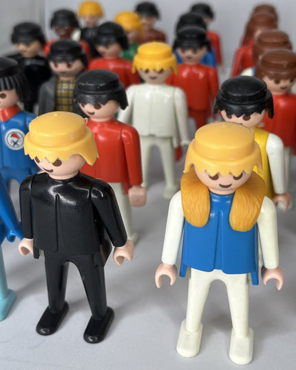 Lot of 42 Vintage 1974 - 1997 Playmobil Geobra Figures