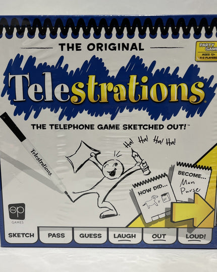 The Original Telestrations: The Telephone Game Sketched Out Board Game - SEALED