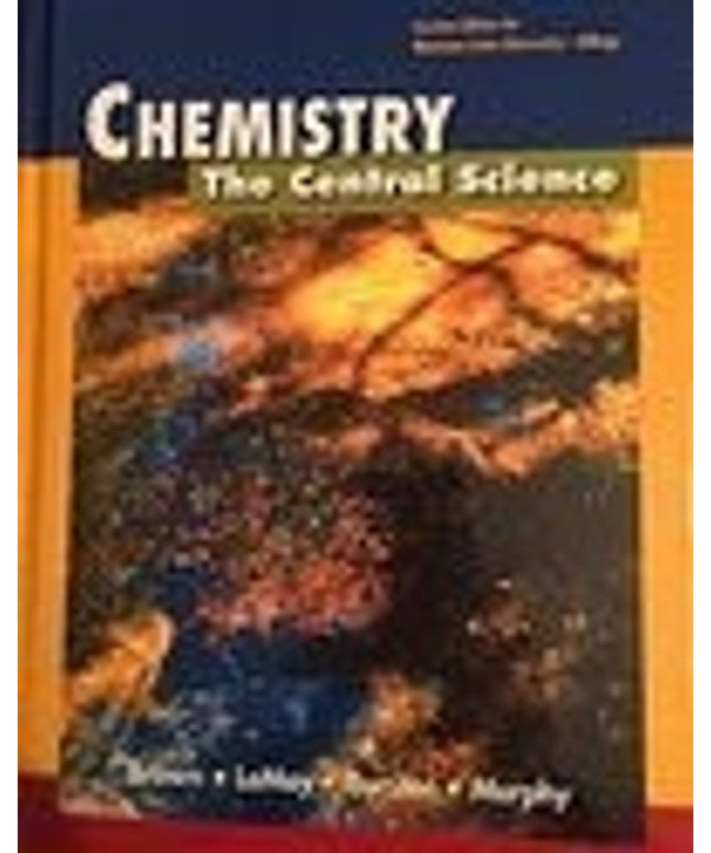 Chemistry The Central Science. Custom Edition For Montana State University-Bill
