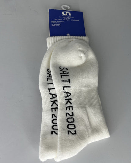 Salt Lake 2002 Olympic Sock Pair - Size 9-11