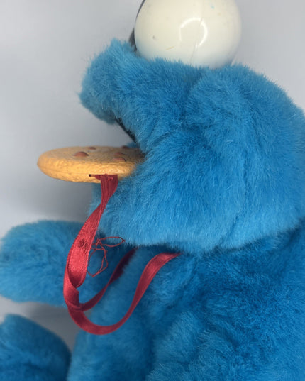 Sesame Street Yum Yum Cookie Monster Plush Talking Tyco 1997 Vintage
