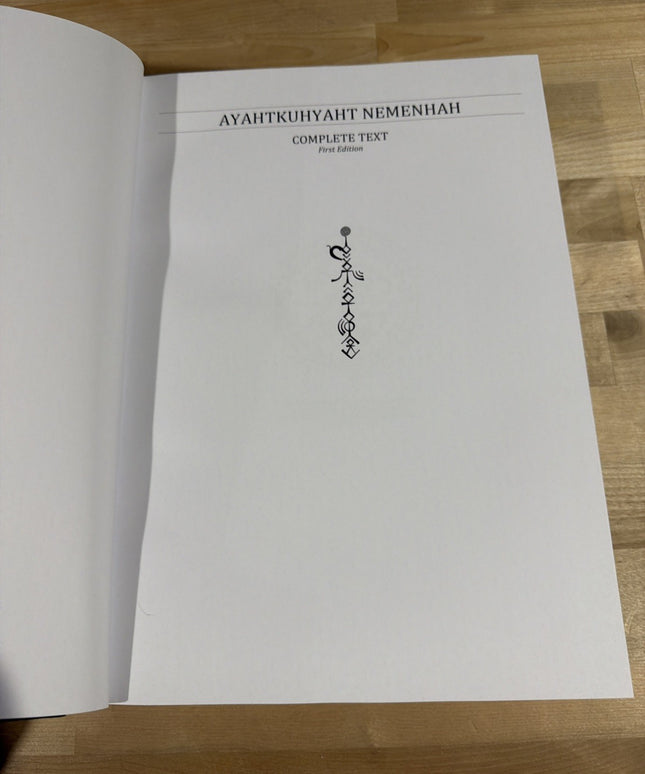 Ayahtkuhyaht Nemenhah Complete Text By Phillip Cloudpiler First Edition HC