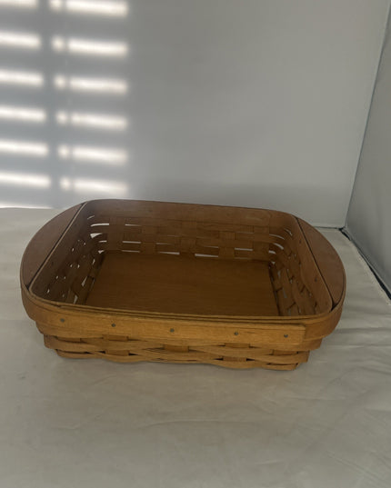 Longaberger Bread Basket Handwoven 1992 Dresden Ohio USA