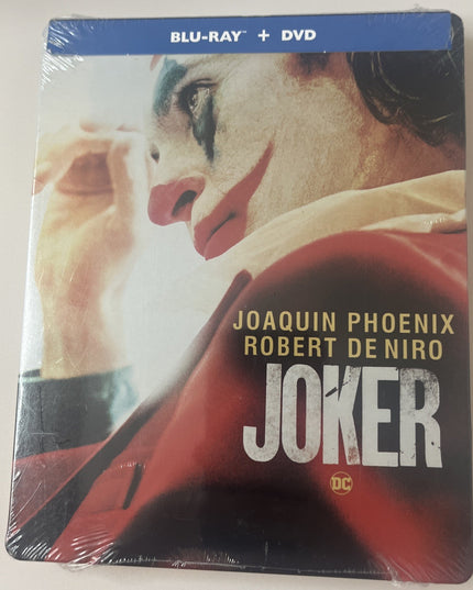 Sealed JOKER Steelbook Blu-ray + DVD 2019 Joaquin Phoenix/ Robert De Niro