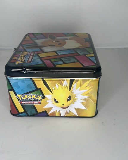 Lunchbox Pokemon 2021 Eevee tin Collectors Chest EMPTY