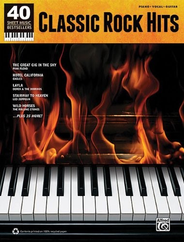 Classic Rock Hits: 40 Sheet Music Bestsellers Series