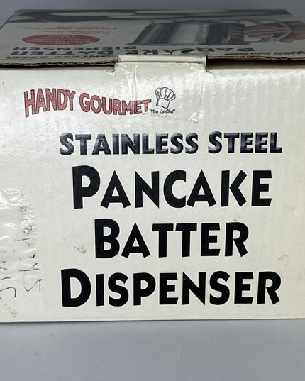 Handy Gourmet Pancake Batter Dispenser- Gourmet Stainless-Steel Pourer- 3 Cups