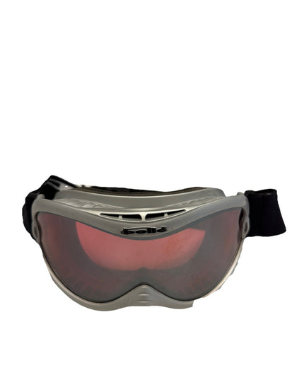 Bolle Ski Snowboard Goggles Rose Lens Gray Frames Black Adjustable Strap