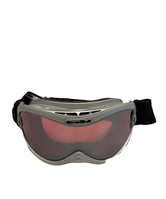 Bolle Ski Snowboard Goggles Rose Lens Gray Frames Black Adjustable Strap