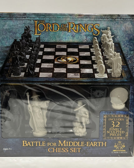 Lord of the Rings Battle for Middle-Earth Chess Set New Sealed Noble Collection