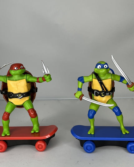 Funrise Set Of Two TMNT Skating Action Figures