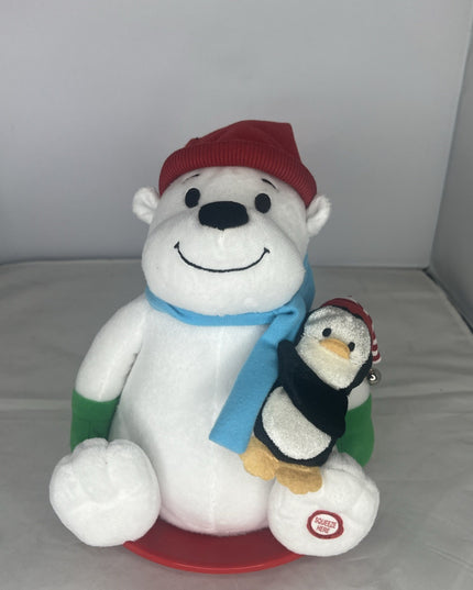 Hallmark Snowtime Jingle Pals Polar Bear & Penguin Nods And Sings Works