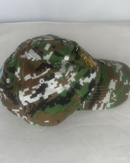 NHL Chicago Blackhawks Hat Cap Camo Strap Back Embroidered Logo Kick 10 Pro Gear