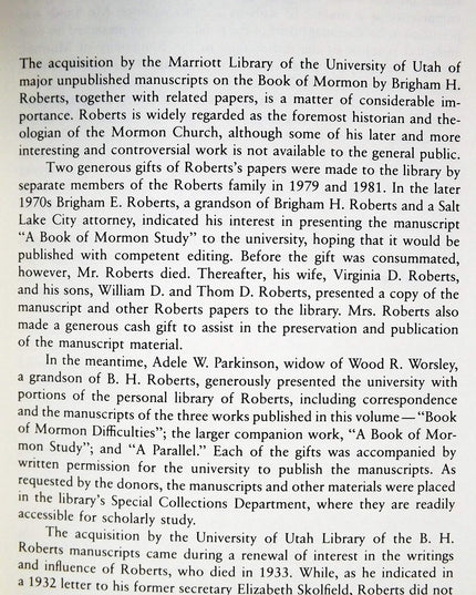 STUDIES OF THE BOOK OF MORMON