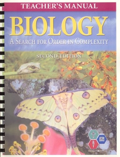 Teacher's Manual-biology: A Search For Order In Complexity