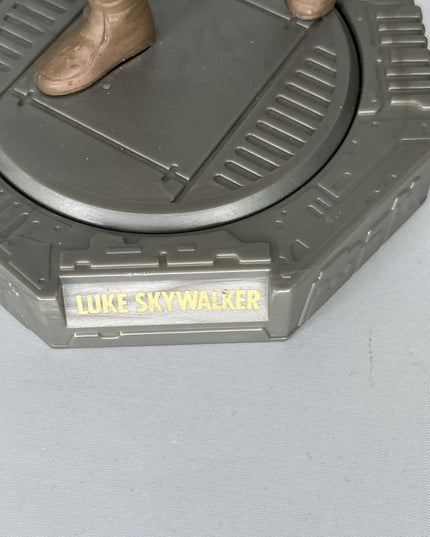 1998 Hasbro Luke Skywalker Rotating Figure - Broken lightsaber - 6”