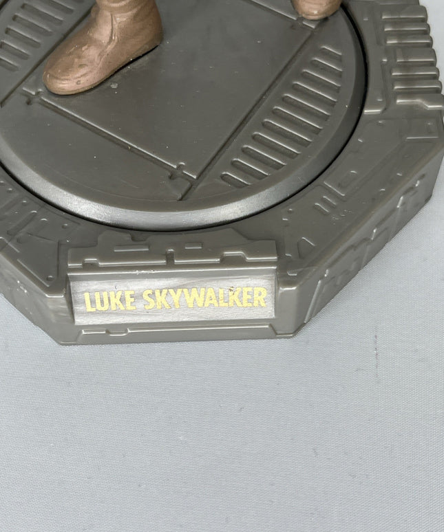 1998 Hasbro Luke Skywalker Rotating Figure - Broken lightsaber - 6”