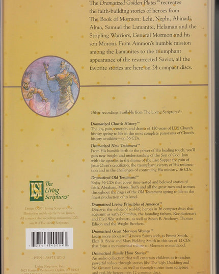 The Golden Plates Dramatized Book of Mormon on CD