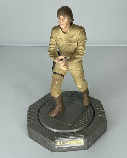 1998 Hasbro Luke Skywalker Rotating Figure - Broken lightsaber - 6”