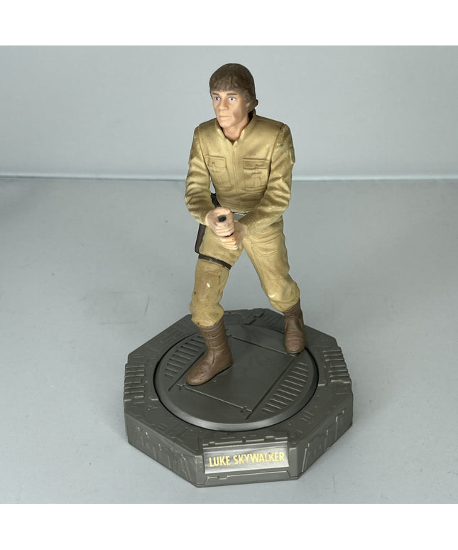 1998 Hasbro Luke Skywalker Rotating Figure - Broken lightsaber - 6”