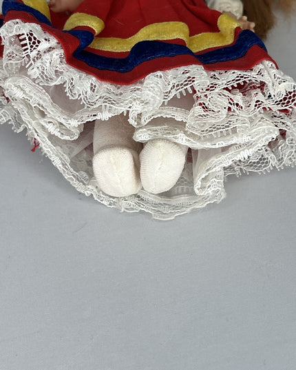 Dolls Of All Nations France - Traditional Costumes 6” - As Shown - No Shoes